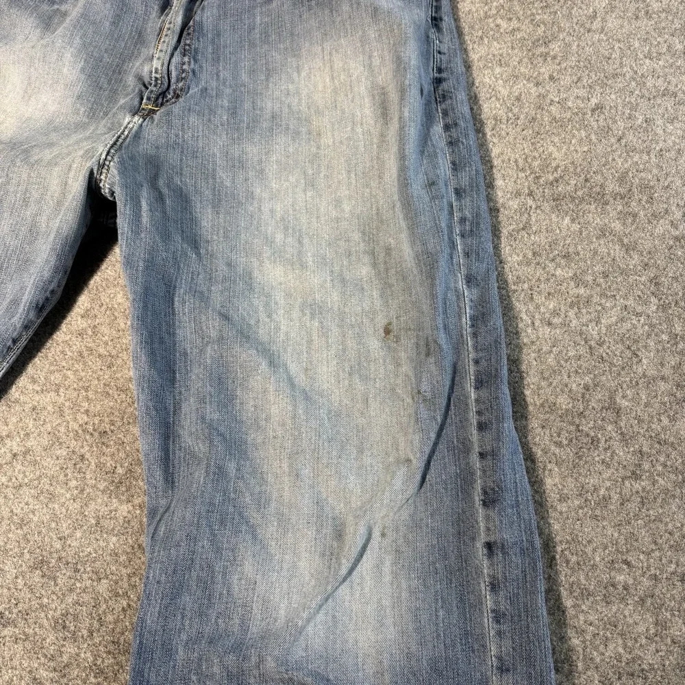Lucky Brand 181 Jeans Mens‎ 42x32 (Fits 42X31) Relaxed Straight Y2K Blue Denim